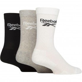 Чорапи Reebok Core Crew Socks - Wht/Gry/Blk чорапи,чорапи,за,всеки,ден,всички,чорапи,чорапи,на,разпродажба,всички,чорапи,аксесоари,на,разпродажба,мъжки,чорапи,дамски,чорапи,reebok,core,crew,socks,wht