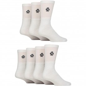 Чорапи Jeff Banks Mens 7 Pack Sport Crew Socks - White чорапи,чорапи,за,всеки,ден,всички,чорапи,чорапи,на,разпродажба,всички,чорапи,аксесоари,на,разпродажба,мъжки,чорапи,jeff,banks,men,s,7,pack,sport,crew,socks