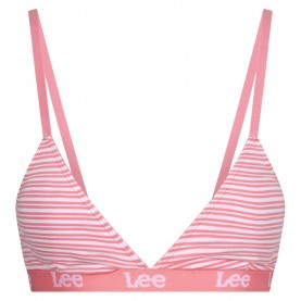 бюстие,аксесоари,на,разпродажба,lee,striped,logo,bralette,strawbrry,white