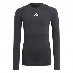 Юношеска фланелка с дълъг ръкав Adidas Techfit AEROREADY Long Sleeve Top Juniors - Black юношеска,фланелка,с,дълъг,ръкав,промоция,на,зимни,облекла,дрехи,за,училище,детски,долни,дрехи,долни,дрехи,за,футбол,футболни,горнища,всичко,за,футбола,на,р