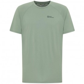 Тениска Jack Wolfskin Mens Prelight Short Sleeve Performance T-Shirt - Eucalyptus тениска,jack,wolfskin,men,s,prelight,short,sleeve,performance,t,shirt,eucalyptus