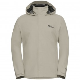 Непромокаемо яке Jack Wolfskin Trailtime Breathable Waterproof Jacket - Linen непромокаемо,яке,туристическо,облекло,мъжко,туристическо,облекло,мъжки,непромокаеми,якета,мъжки,якета,мъжки,водоустойчиви,jack,wolfskin,trailtime,breathabl