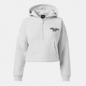 поларена,блуза,дамски,полари,usa,pro,usapro,oversized,1,2,zip,fleece,top,light,grey,marl