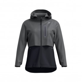 Speedo Womens Pro 1/4 Zip Fleece - Black/Grey дамски,полари,speedo,women,s,pro,1,4,zip,fleece,black,grey