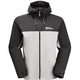 Непромокаемо яке Jack Wolfskin Mens JW Weiltal Waterproof Jacket - Cool Grey непромокаемо,яке,мъжки,водоустойчиви,туризъм,jack,wolfskin,men,s,jw,weiltal,waterproof,jacket,cool,grey