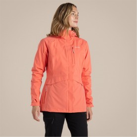 Непромокаемо яке Craghoppers Women's Crag Caldbeck Waterproof Jacket - Deep Coral непромокаемо,яке,туристическо,облекло,дамско,туристическо,облекло,дамски,водоустойчиви,якета,дамски,жилетки,дамски,палта,и,якета,размер+,дамски,водоустойчи
