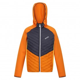 Яке Regatta Kids' Kielder Insulated Weather-Resistant Puffer Jacket - OranPp/SlGry яке,туристическо,облекло,детски,якета,и,палта,regatta,kids',kielder,insulated,weather,resistant,puffer,jacket,oranpp,slgry