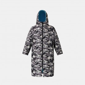 Gul Unisex Adults Waterproof Fleece Lined Long Sleeve Oversized Fit Insulated Robe - Camo gul,unisex,adults,waterproof,fleece,lined,long,sleeve,oversized,fit,insulated,robe,camo