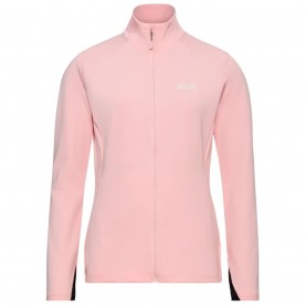 Поларено горнище с цип Jack Wolfskin Women's Full Zip Fleece - Pink поларено,горнище,с,цип,туристическо,облекло,дамско,туристическо,облекло,дамски,туристически,полари,дамски,полари,дамски,палта,и,якета,размер+,дамски,облекл