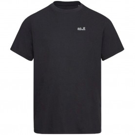 Тениска Jack Wolfskin Mens Short Sleeve Performance T-Shirt - Black тениска,jack,wolfskin,men,s,short,sleeve,performance,t,shirt,black