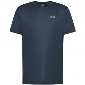тениска,jack,wolfskin,men,s,short,sleeve,performance,t,shirt,blue