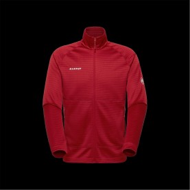Поларено горнище с цип Mammut Men's Full Zip Fleece - Red поларено,горнище,с,цип,туристическо,облекло,мъжко,туристическо,облекло,мъжки,туристически,полари,мъжки,полари,mammut,men's,full,zip,fleece,red
