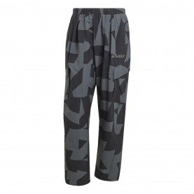 Мъжки анцуг Adidas Terrex Xploric Printed Cargo Joggers Mens - Black/Grey AOP мъжки,анцуг,туристическо,облекло,мъжко,туристическо,облекло,adidas,terrex,xploric,printed,cargo,joggers,mens,black,grey,aop