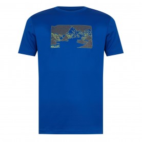 тениска,туристическо,облекло,мъжко,туристическо,облекло,millet,wanaka,tee,sn43,blue