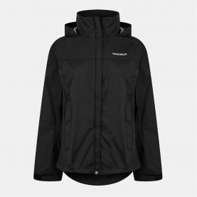 Непромокаемо яке Karrimor Women's KARRIMOR Eco Lightweight Packable Long Sleeve Hooded Waterproof Jacket - Black непромокаемо,яке,туристическо,облекло,дамско,туристическо,облекло,дамски,водоустойчиви,якета,разпродажба,karrimor,дамски,жилетки,karrimor,women's,karrimor,