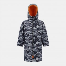 Gul Unisex Kids Gelert Waterproof Fleece Lined Long Sleeve Oversized Fit Insulated Robe - Camo gul,unisex,kids,gelert,waterproof,fleece,lined,long,sleeve,oversized,fit,insulated,robe,camo