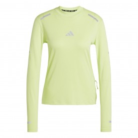 Adidas Women's Long Sleeve Performance Running Top - Pulse Lime чорапи,за,бягане,всички,чорапи,разпродажба,adidas,дамски,топове,лека,атлетика,облекла,за,бягане,чорапи,за,бягане,горнища,за,бягане,дамски,облекла,за,бягане