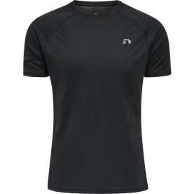 Тениска Newline Core Running T Shirt Senior - Black тениска,мъжки,облекла,за,бягане,newline,core,running,t,shirt,senior,black