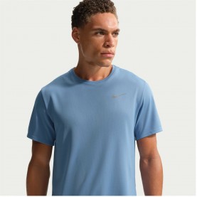 Nike DriFit Miler Running Top Mens - Work Blue чорапи,за,бягане,всички,чорапи,разпродажба,nike,лека,атлетика,облекла,за,бягане,чорапи,за,бягане,горнища,за,бягане,мъжки,облекла,за,бягане,всички,облекла,з