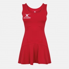 рокля,дамски,поли,и,рокли,дамски,облекла,размер,нетбол,gilbert,flare,dress,ld99,red