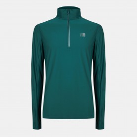Мъжко горнище с цип Karrimor Long Sleeve 1/4 Zip Top Mens - Teal мъжко,горнище,с,цип,мъжки,облекла,за,бягане,лека,атлетика,облекла,за,бягане,karrimor,long,sleeve,1,4,zip,top,mens,teal