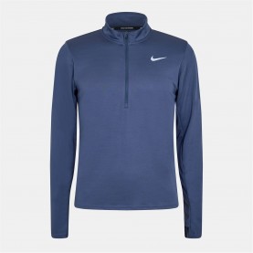 Мъжко горнище с цип Nike Half Zip Core Long Sleeve Running Top Mens - Thunder Blue мъжко,горнище,с,цип,облекла,на,разпродажба,коледни,подаръци,за,него,всички,коледни,подаръци,мъжки,горнища,с,цип,облекла,за,бягане,горнища,за,бягане,мъжки,о