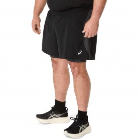Asics Road 2n1 5in Short Running Mens - Black мъжки,къси,панталони,мъжки,облекла,за,бягане,дамски,облекла,за,бягане,лека,атлетика,asics,road,2n1,5in,short,running,mens,black