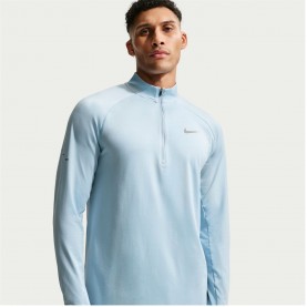 Nike Stride Half Zip Top Mens - Armory Blue чорапи,за,бягане,всички,чорапи,разпродажба,nike,лека,атлетика,облекла,за,бягане,чорапи,за,бягане,горнища,за,бягане,мъжки,облекла,за,бягане,всички,облекла,з
