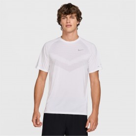 Тениска Nike Mens Nike Stride Short Sleeve Performance T-Shirt - White тениска,облекла,на,разпродажба,облекла,за,бягане,горнища,за,бягане,мъжки,облекла,за,бягане,nike,mens,nike,stride,short,sleeve,performance,t,shirt,white