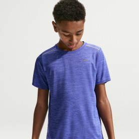 Nike Dri-FIT Miler Big Kids (Boys) Training Top - Lapis/Royal детски,тениски,облекла,за,бягане,лека,атлетика,nike,dri,fit,miler,big,kids,boys,training,top,lapis,royal