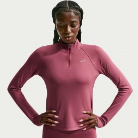 Дамско горнище с цип Nike Pacer Womens Long-Sleeve 1/2-Zip Running Top - Pink Smoke дамско,горнище,с,цип,лека,атлетика,nike,pacer,women,s,long,sleeve,1,2,zip,running,top,pink,smoke