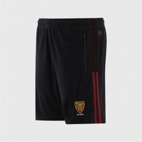 Къси панталони ONeills Down Nepal GAA Poly Shorts Senior - Blk/Chilli/Rhod къси,панталони,мъжки,къси,панталони,oneills,down,nepal,gaa,poly,shorts,senior,blk,chilli,rhod