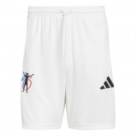 Adidas Adidas Jude HOT Shrt Sn63 - White разпродажба,adidas,мъжки,къси,панталони,футболни,долнища,adidas,adidas,jude,hot,shrt,sn63,white