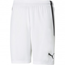 Мъжки къси панталони Puma Teamliga Shorts Football Short Mens - White/Black мъжки,къси,панталони,мъжки,къси,панталони,футбол,футболни,долнища,puma,teamliga,shorts,football,short,mens,white,black