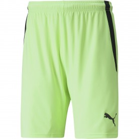 Мъжки къси панталони Puma Teamliga Shorts Football Short Mens - Fizzy Lime/Blk мъжки,къси,панталони,мъжки,къси,панталони,футболни,долнища,puma,teamliga,shorts,football,short,mens,fizzy,lime,blk