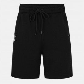 Поларени къси панталони New Era Men's Essential Fleece Jogger Shorts - NY Black поларени,къси,панталони,мъжки,къси,панталони,бейзбол,new,era,men's,essential,fleece,jogger,shorts,ny,black