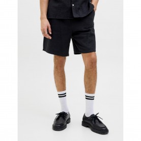 Поларени къси панталони Jack and Jones Mens Patras Fleece Jogger Shorts - Black поларени,къси,панталони,мъжки,къси,панталони,jack,and,jones,men,s,patras,fleece,jogger,shorts,black