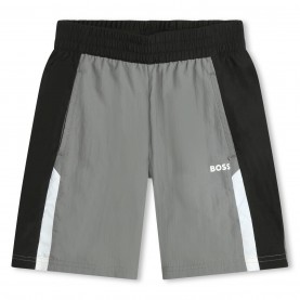 юношески,къси,панталони,детски,облекла,boss,logo,shorts,juniors,med,grey,036