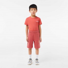 Поларени къси панталони Lacoste Kids Fleece Jogger Shorts - Red ZV9 поларени,къси,панталони,lacoste,kids,fleece,jogger,shorts,red,zv9