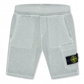 юношески,къси,панталони,stone,island,junior,cargo,sweat,shorts,old,effect,pearl,gry,v0161