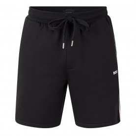 Поларени къси панталони Boss Men's Fleece Jogger Shorts - Black 001 поларени,къси,панталони,мъжки,къси,панталони,boss,men's,fleece,jogger,shorts,black,001