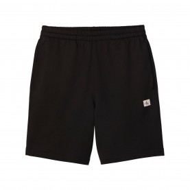 Поларени къси панталони Calvin Klein Jeans Men's Woven Badge Fleece Jogger Shorts - Black поларени,къси,панталони,мъжки,къси,панталони,calvin,klein,jeans,men's,woven,badge,fleece,jogger,shorts,black