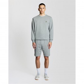 Поларени къси панталони Lyle and Scott Mens Fleece Jogger Shorts - Grey Marl поларени,къси,панталони,мъжки,къси,панталони,мъжки,долнища,размер+,lyle,and,scott,mens,fleece,jogger,shorts,grey,marl