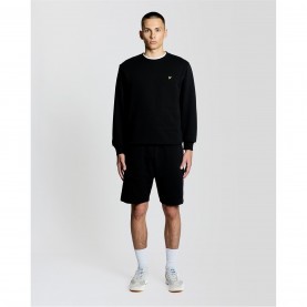 Поларени къси панталони Lyle and Scott Mens Fleece Jogger Shorts - Jet Black поларени,къси,панталони,мъжки,къси,панталони,мъжки,долнища,размер+,lyle,and,scott,mens,fleece,jogger,shorts,jet,black