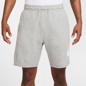 Къси панталони Nike Mens Club Alum Jersey Jogger Shorts - Grey/Grey къси,панталони,мъжки,къси,панталони,nike,men,s,club,alum,jersey,jogger,shorts,grey,grey