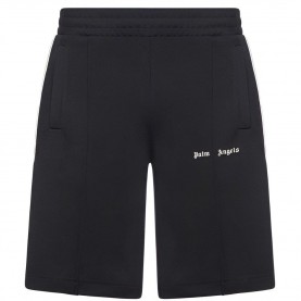 поларени,къси,панталони,мъжки,къси,панталони,palm,angels,men,s,classic,logo,track,fleece,jogger,shorts,black,off,white