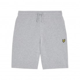 Поларени къси панталони Lyle and Scott Kids' Fleece Jogger Shorts - Grey Marl D24 поларени,къси,панталони,дрехи,за,училище,ученическо,облекло,детски,къси,панталони,детски,3/4,панталони,lyle,and,scott,kids',fleece,jogger,shorts,grey,marl,