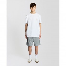 Поларени къси панталони Lyle and Scott Kids Fleece Jogger Shorts - Grey поларени,къси,панталони,дрехи,за,училище,детски,къси,панталони,детски,3/4,панталони,lyle,and,scott,kids,fleece,jogger,shorts,grey