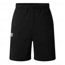 Поларени къси панталони AAPE Mens Fleece Jogger Shorts - Black поларени,къси,панталони,мъжки,къси,панталони,aape,men,s,fleece,jogger,shorts,black