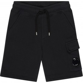 поларени,къси,панталони,детски,3/4,панталони,cp,company,boys',lens,fleece,jogger,shorts,black,60100
